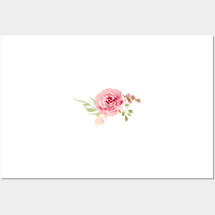 Aria Floral Watercolor Posters and Art